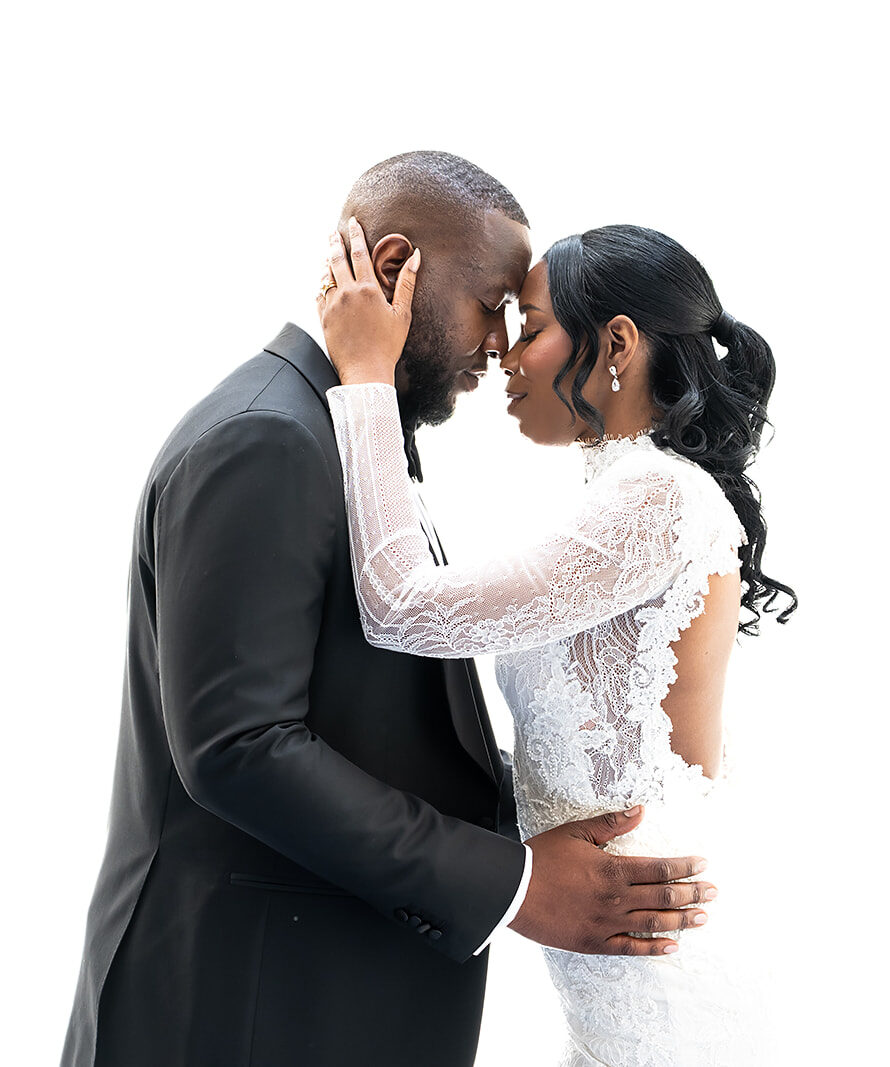 Intimate Wedding portrait at Cascade United Methodist Church