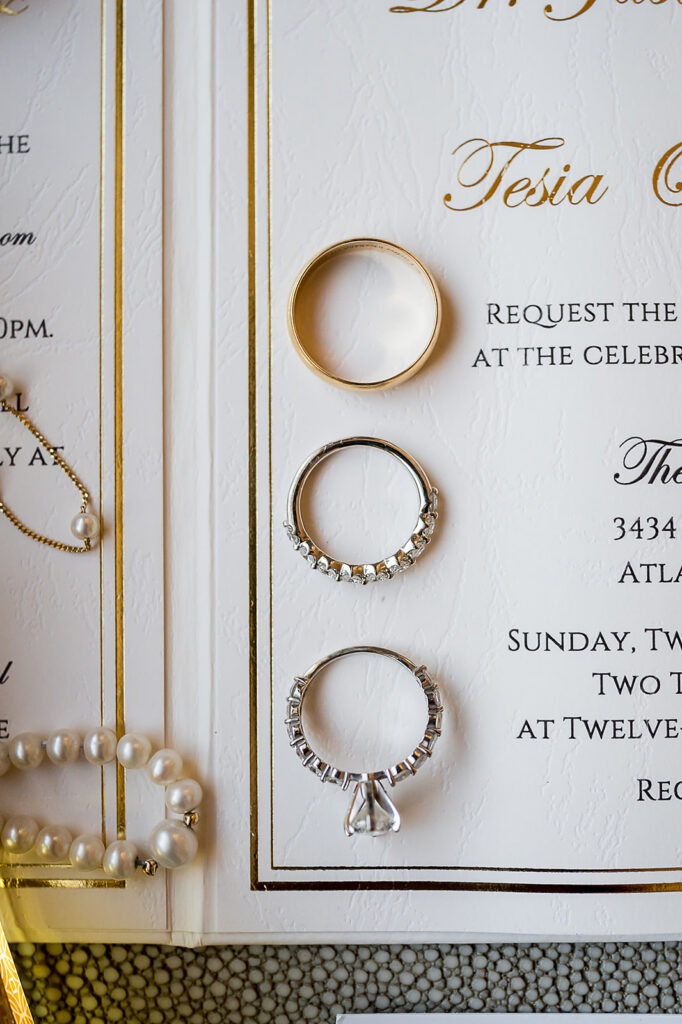 The Whitley Hotel Wedding captured by JAM&CO Studios wedding photo and video team Brides and grooms rings from cartier and  and van adams jewlers